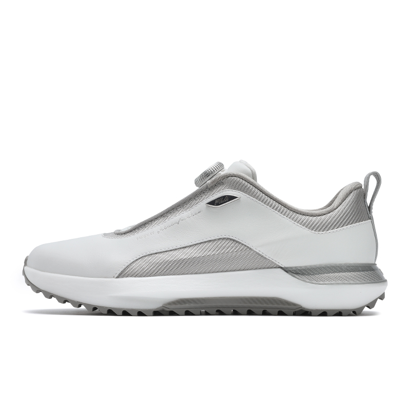 FILA Abrasion Resistant Low Top Golf Shoes Men's Bright White