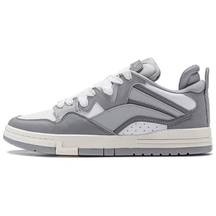LiNing Wei Wu PRO Slip Resistant, Abrasion Resistant, Lightweight Skateboard Shoes Men's Gray