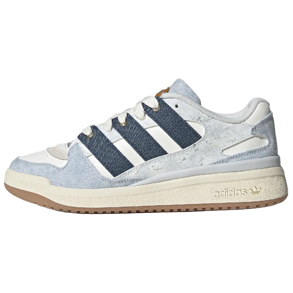 Adidas Originals FORUM Abrasion Resistant Low Top Skateboard Shoes Unisex Blue White