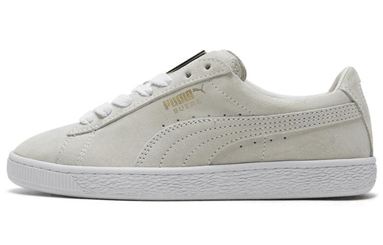 PUMA Suede Classic Metal Badge 'White Team Gold'