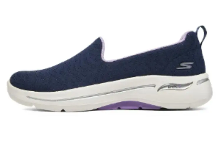 Skechers Go Walk Arch Fit Cushioning, Wear Resistant Low top Casual Shoes Women's Blue Purple