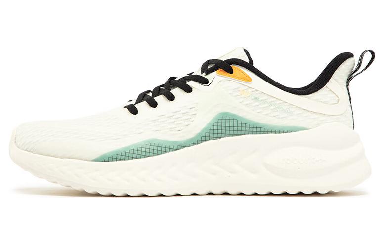 361° Slip Resistant, Abrasion Resistant, Breathable Low Top Running Shoes Men's White Black Cyan