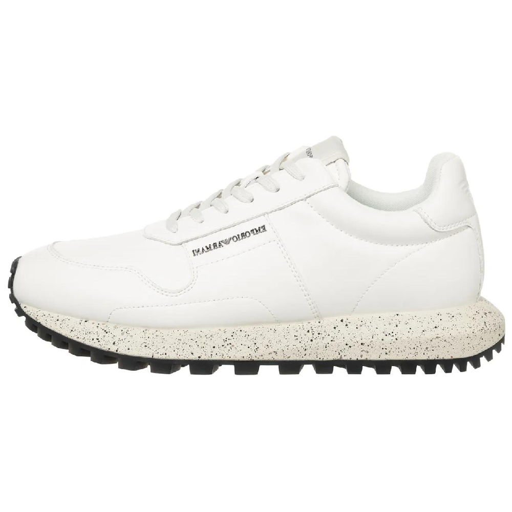 EMPORIO ARMANI Low-Top Casual Shoes Men's Ecru