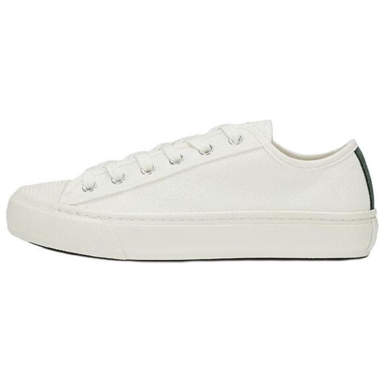 LACOSTE Low-Top Canvas Shoes Men's Ecru