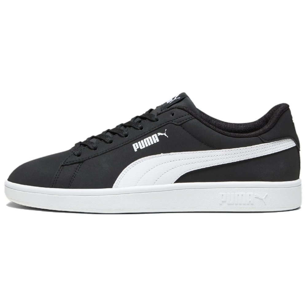 PUMA Smash 3.0 Anti Slip Wear Resistant Low Top Skateboard Shoes Unisex Black