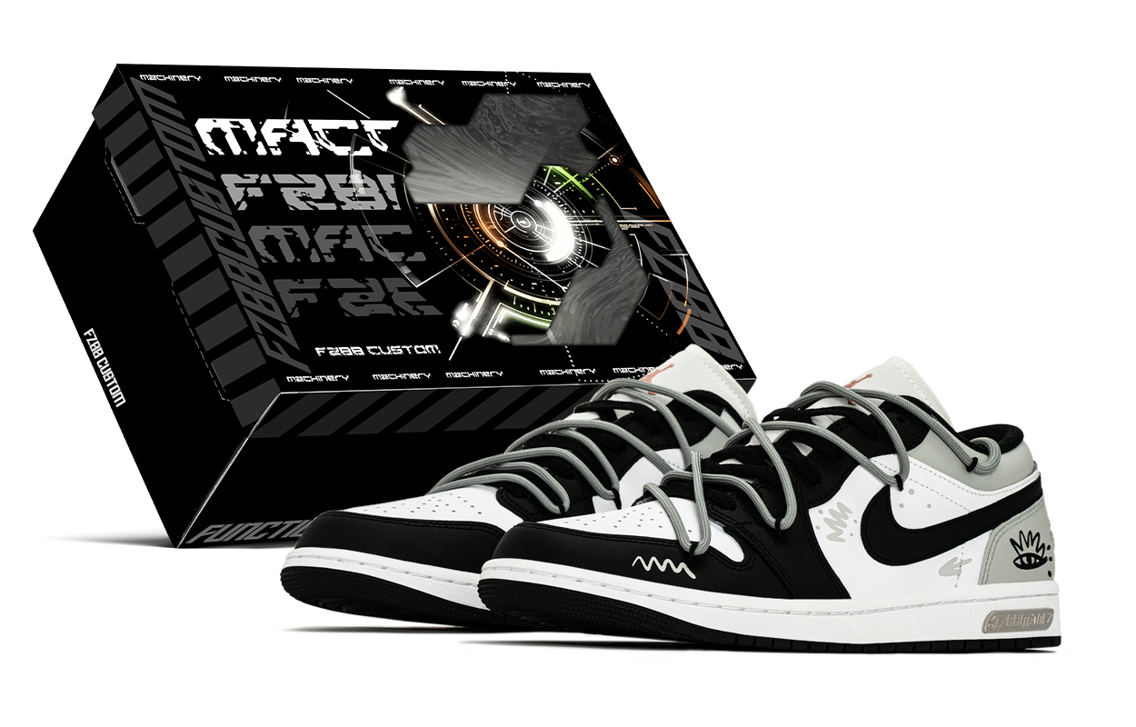 Jordan Air Jordan 1 Vintage Basketball Shoes Men's Low top Black White