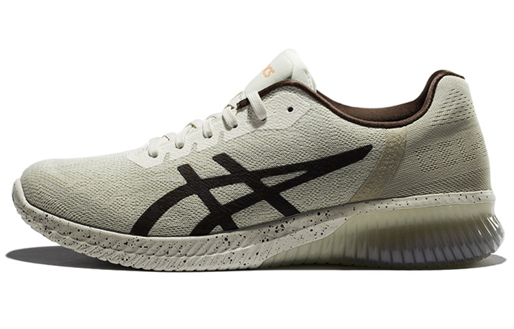 Asics Gel Cumulus 19 Slip Resistant, Abrasion Resistant, Breathable Low Top Athletic Shoes Men's Beige Black