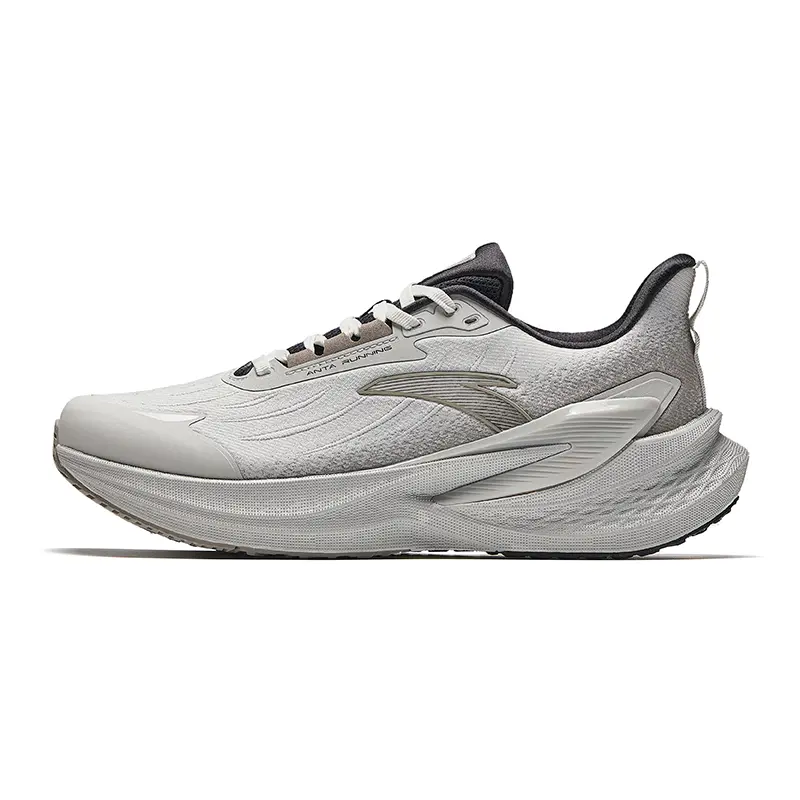 Anta Cushioning, Wear Resistant Low top Casual Running Shoes Men's Gray