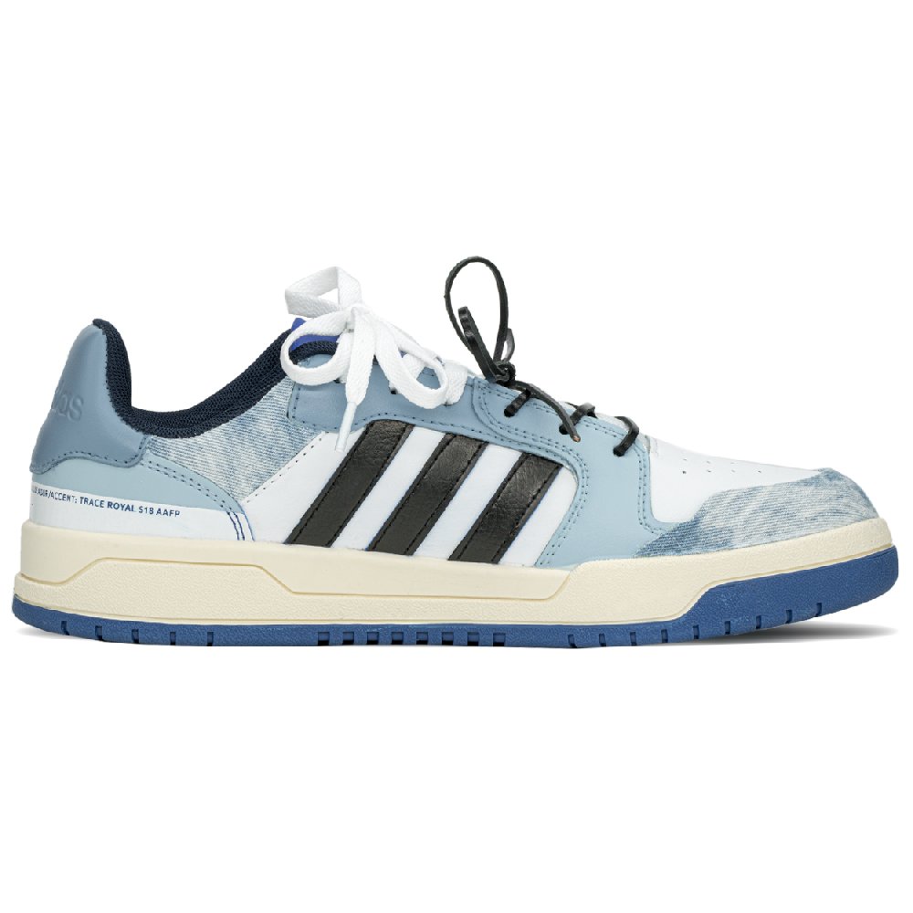 Adidas Neo Entrap Skateboard Shoes Women's Low-Top Black/White/Blue