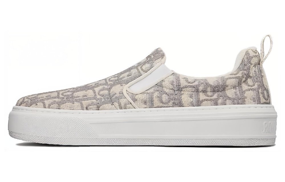 DIOR Women's Solar Slip-On 'DIOR Oblique - Grey Stone'