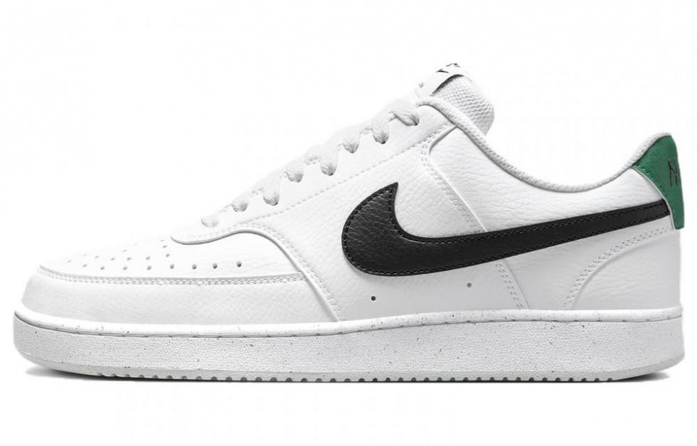 Nike Court Vision 1 Low Top Skateboard Shoes Men's White Green