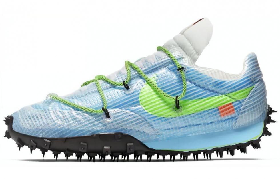 Nike X Off White Waffle Racer 'Vivid Sky' Women's