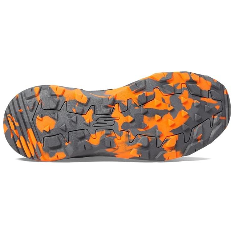 Skechers Low Top Running Shoes Men's Gray Orange