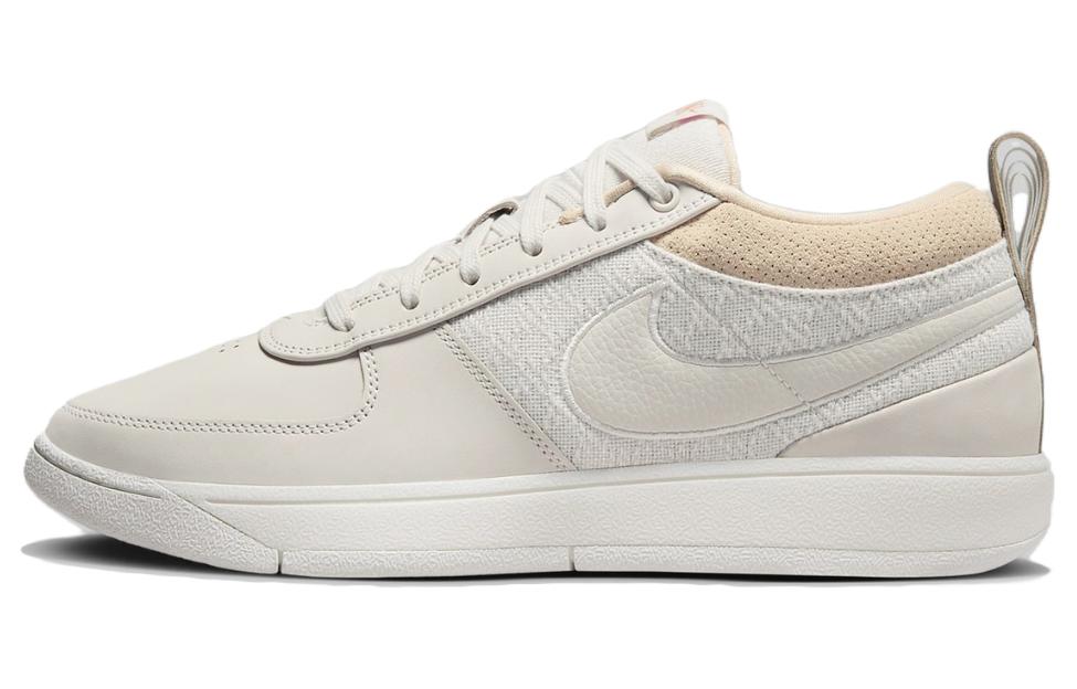 NIKE Book 1 Баскетбольные кроссовки Low Top Бежевый белый Мужские