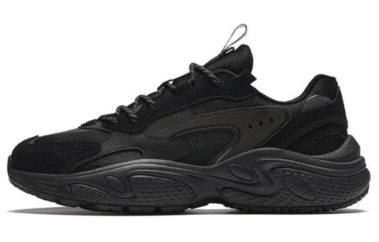 Anta Cushioning Wear-Resistant Low-Top Casual Shoes Men's Black