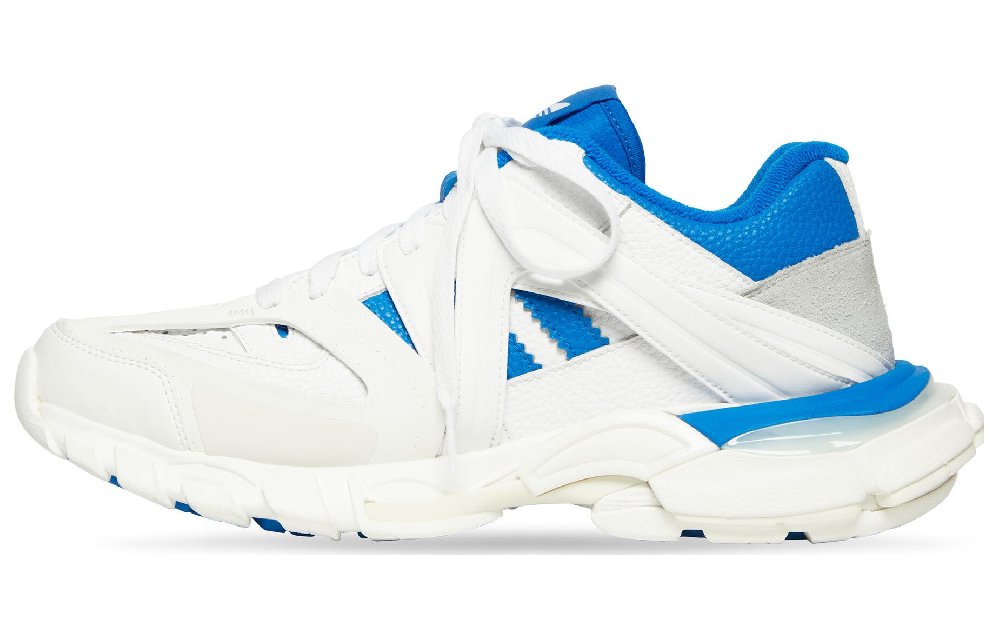 Adidas Originals X Balenciaga Track Forum Low Shoes 'White Blue'