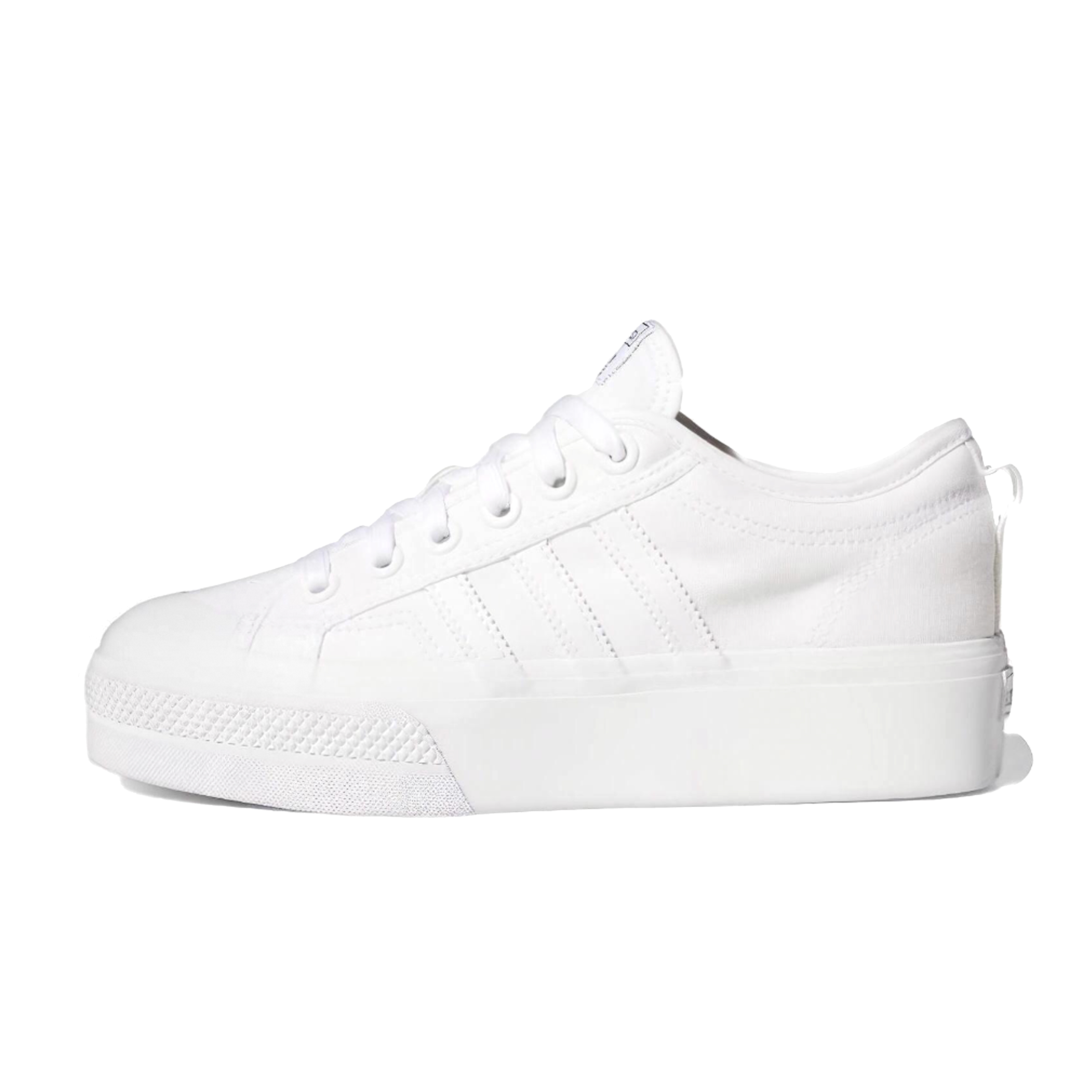 Adidas Originals Nizza Platform Anti Slip Wear Resistant Low Top Skateboard Shoes Women's Pink White купить в интернет-магазине Yoocart с быстрой доставкой по России.