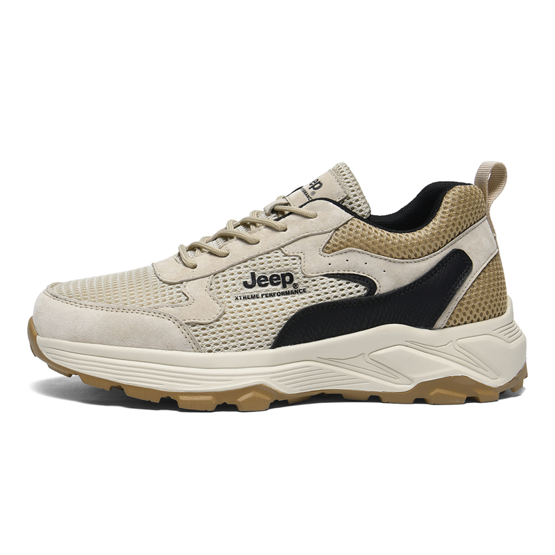 Jeep Slip Resistant And Abrasion Resistant Coverage Low Top Hiking Shoes Men's