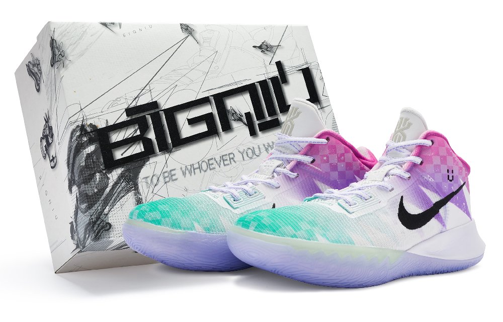 Nike Flytrap 4 Basketball Shoes Men Mid-Top Green/Fuchsia