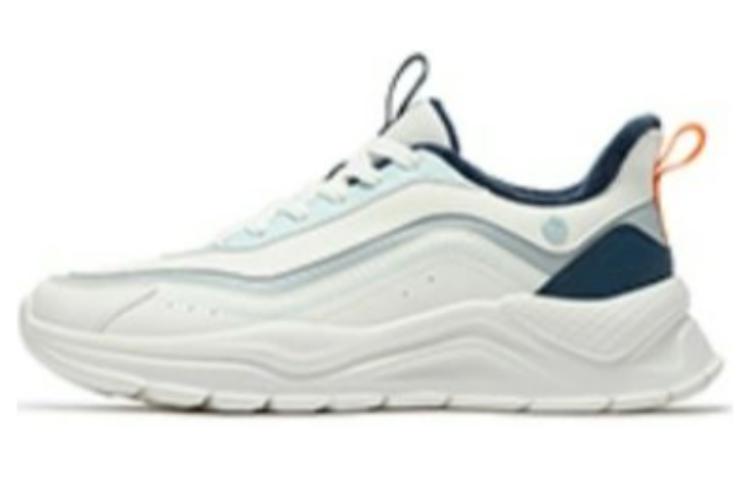 361° Cushioning, Wear Resistant Low Top Running Shoes Men's White Blue