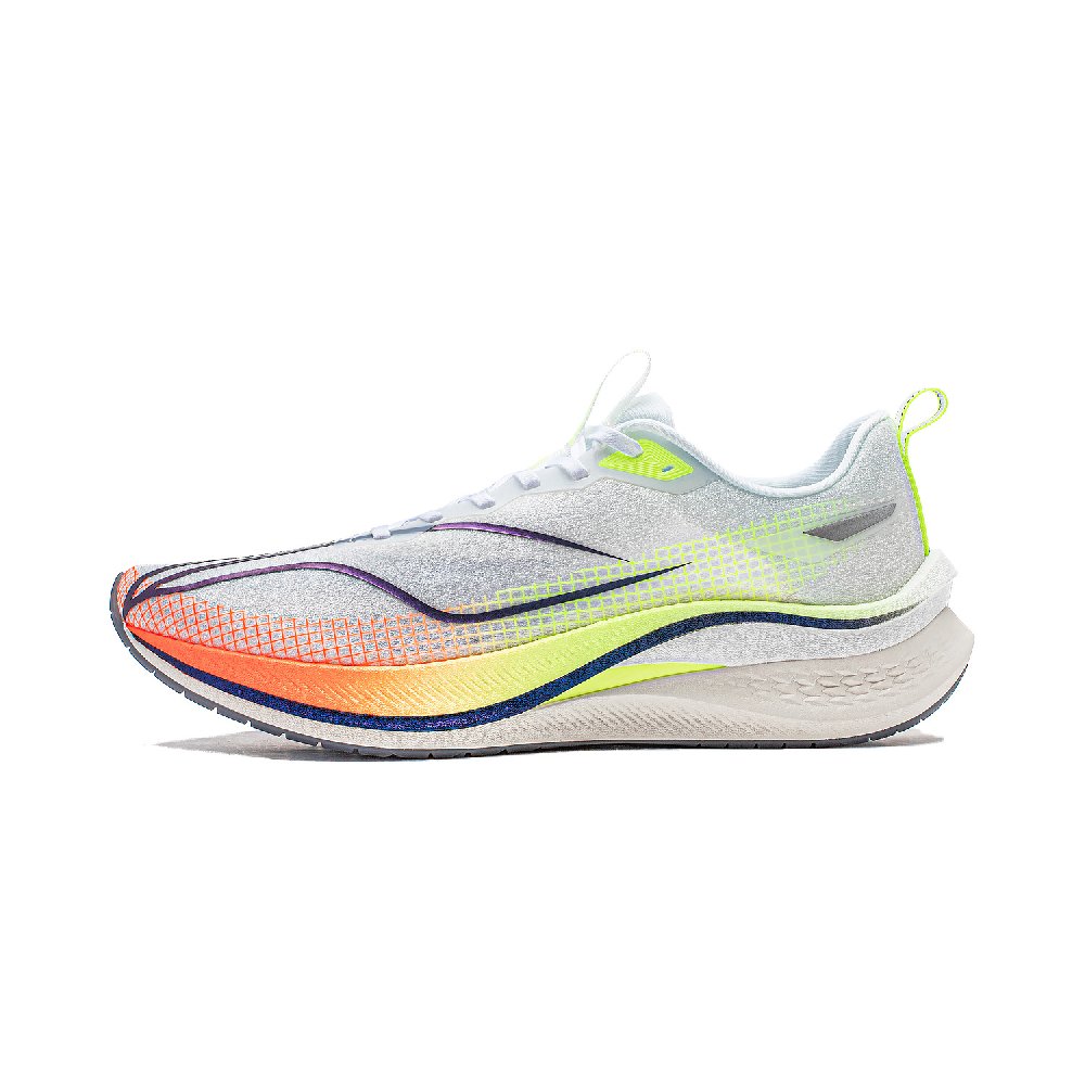 LiNing Red Hare 7 Pro Shock Absorbers Slip Resistant Low Top Training Sprint Running Shoes Men's Standard White
