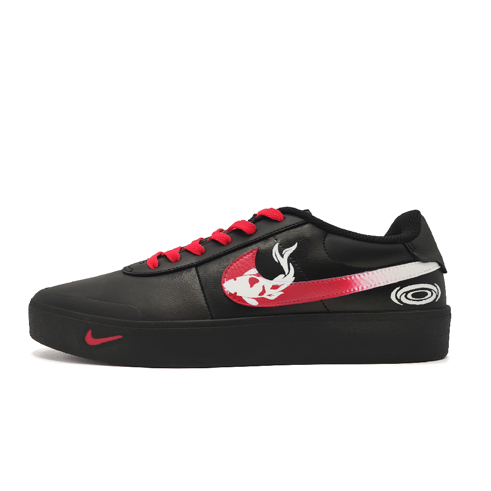 Nike Court Shot Prosperity Abrasion Resistant Low Top Skateboard Shoes Unisex Black