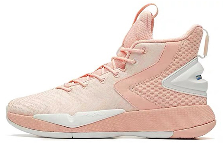 Anta Crazy 3 Thermal Cushioning High Top Basketball Shoes Men's Pink