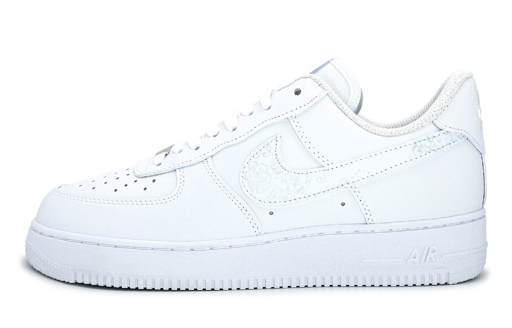Nike Air Force 1 Slip-Resistant Low-Top Skateboard Shoes Unisex White