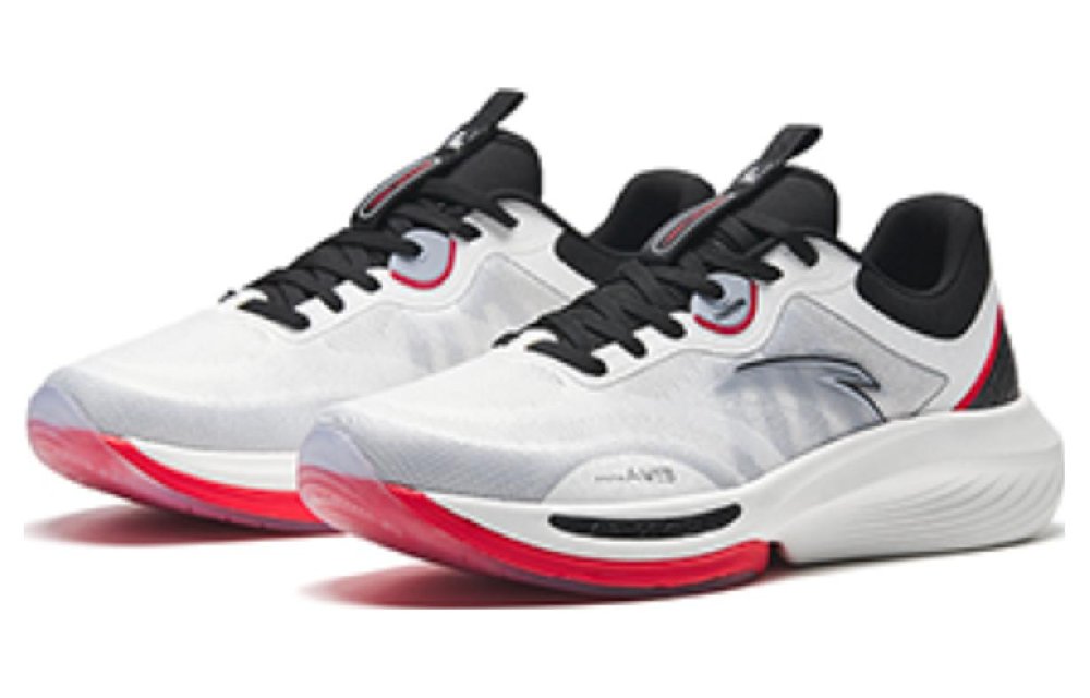 Anta Variety Training Collection Ling Curved Anti Slip Wear Resistant Low Top Training Shoes Men's White Black Red