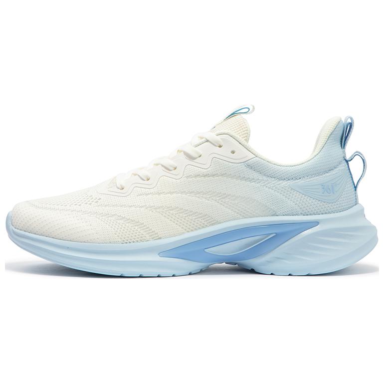 361° Cushioning Anti-Slip And Wear-Resistant Low-Top Casual Running Shoes Men's White Blue