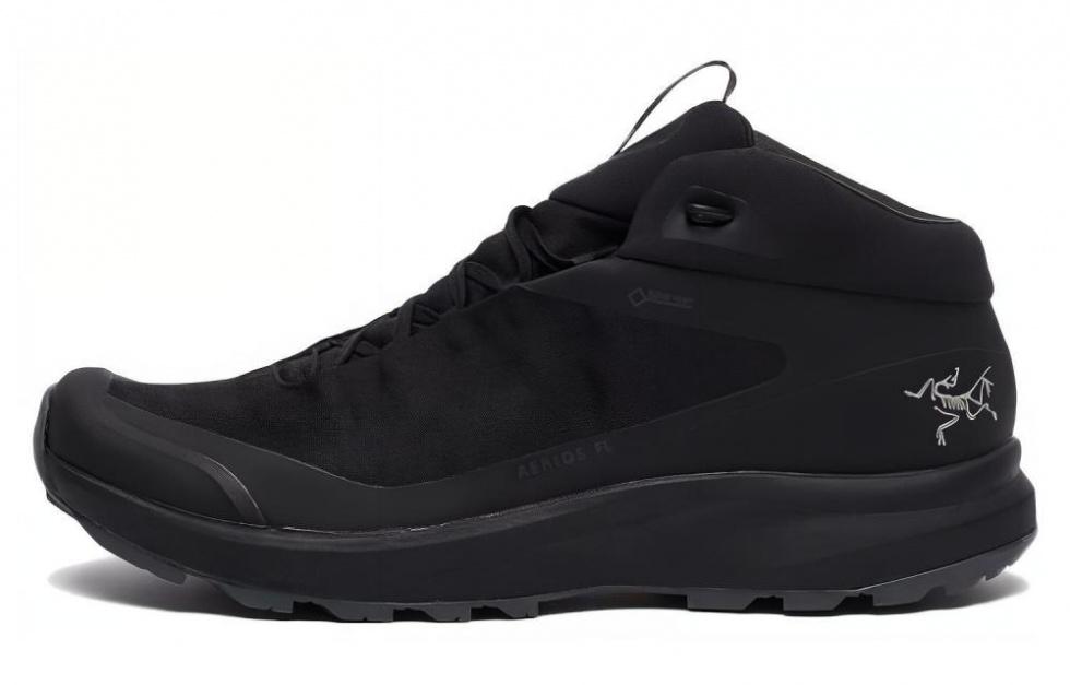 Arcteryx Aerios Fl Cushioning Anti-Slip And Wear-Resistant Mid-Top Running Shoes Men's Black