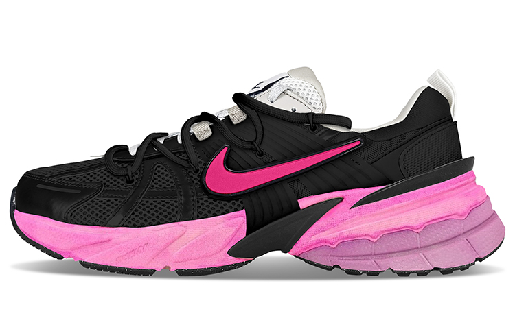 Nike V2K Run Low-Top Running Shoes Women's Neon Pink