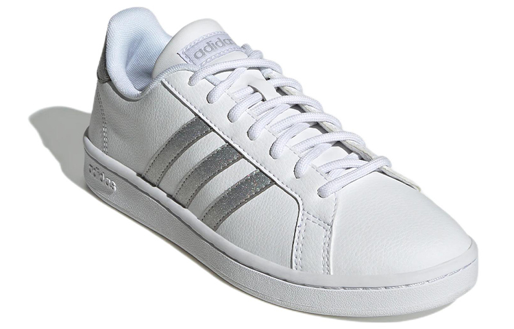 Adidas Grand Court Cloudfoam Lifestyle 'White Silver Metallic' Women's