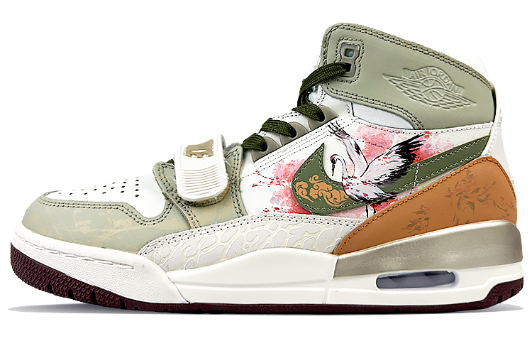 Jordan Legacy 312 High-Top Vintage Basketball Shoes Men's Green