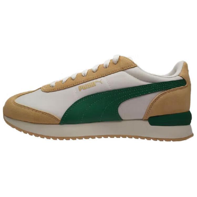 PUMA R78 Nylon Anti-Slip Wear-Resistant Low-Top Casual Shoes Unisex Beige Brown