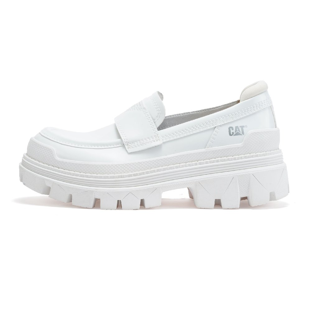 CAT Hardwear Loafer Abrasion-Resistant Short Outdoor Boots Women's White