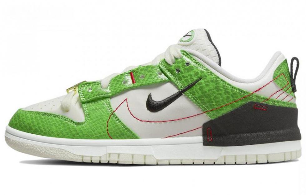Nike Dunk Low Disrupt 2 Just Do It Snakeskin Green Women's