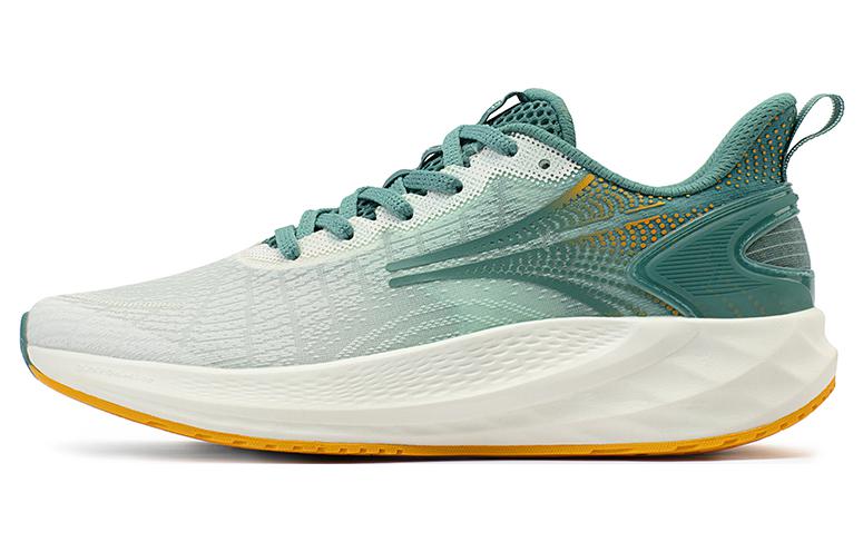 361° Feather Anti-Slip And Wear-Resistant Breathable Low-Top Running Shoes Men's White Green