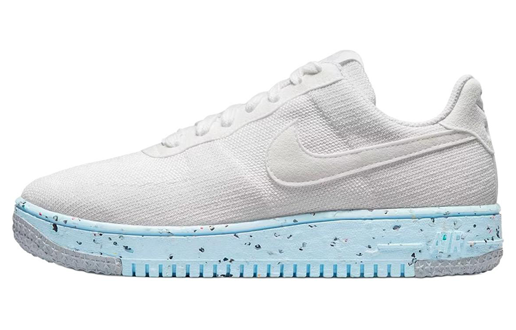 Nike Air Force 1 Low Crater Flyknit White Ice Blue Women's
