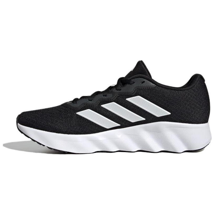 Adidas Switch Move Shock Absorbers Slip Resistant Abrasion Resistant Low top Casual Running Shoes Unisex Black White