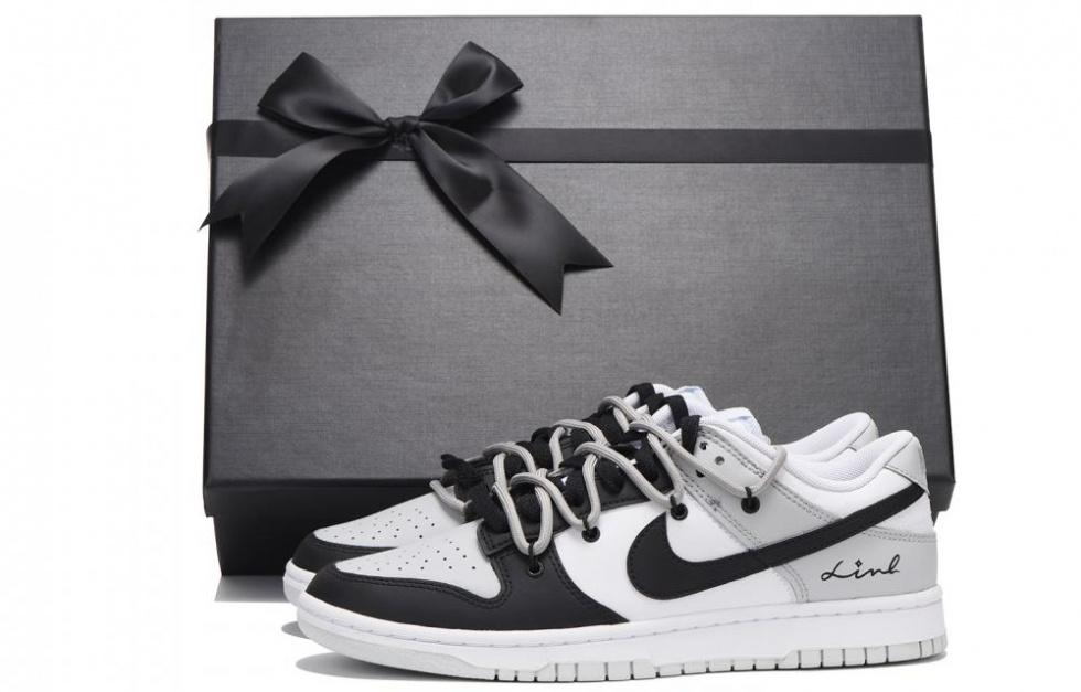 Nike Dunk Skateboard Shoes Men Low-Top Black