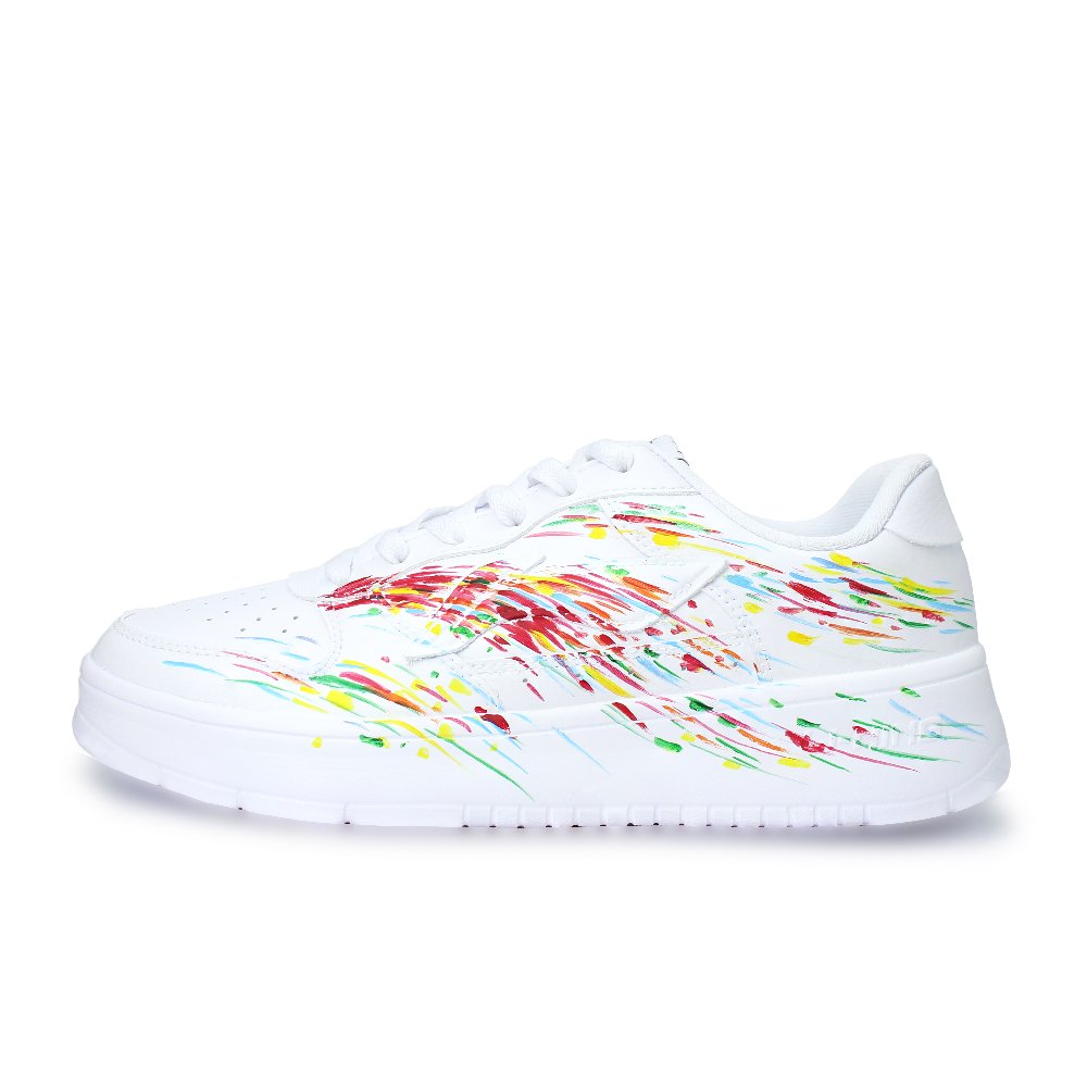 LINING Pontoon Boats Skateboard Shoes Unisex Low top Red Blue Yellow Green