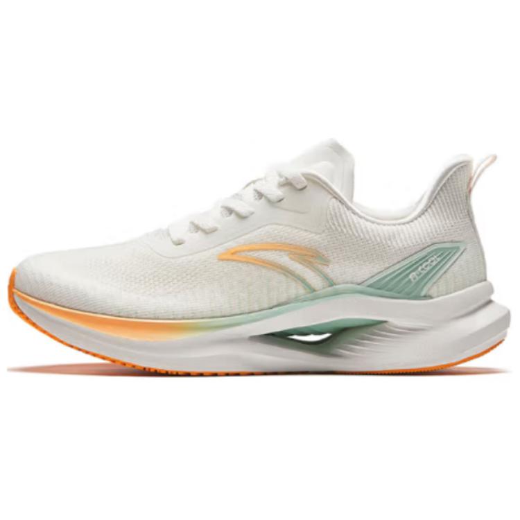 Anta Cushioning Anti-Slip And Wear-Resistant Low-Top Running Shoes Women's White Green