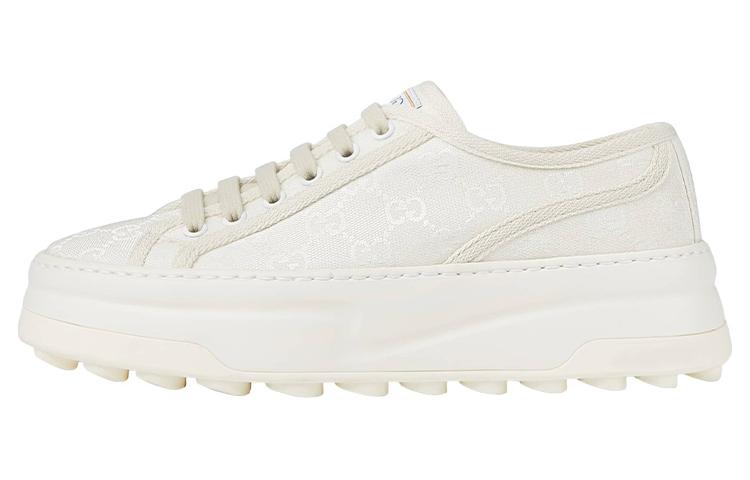GUCCI Stylish Skateboarding Shoes Women's White