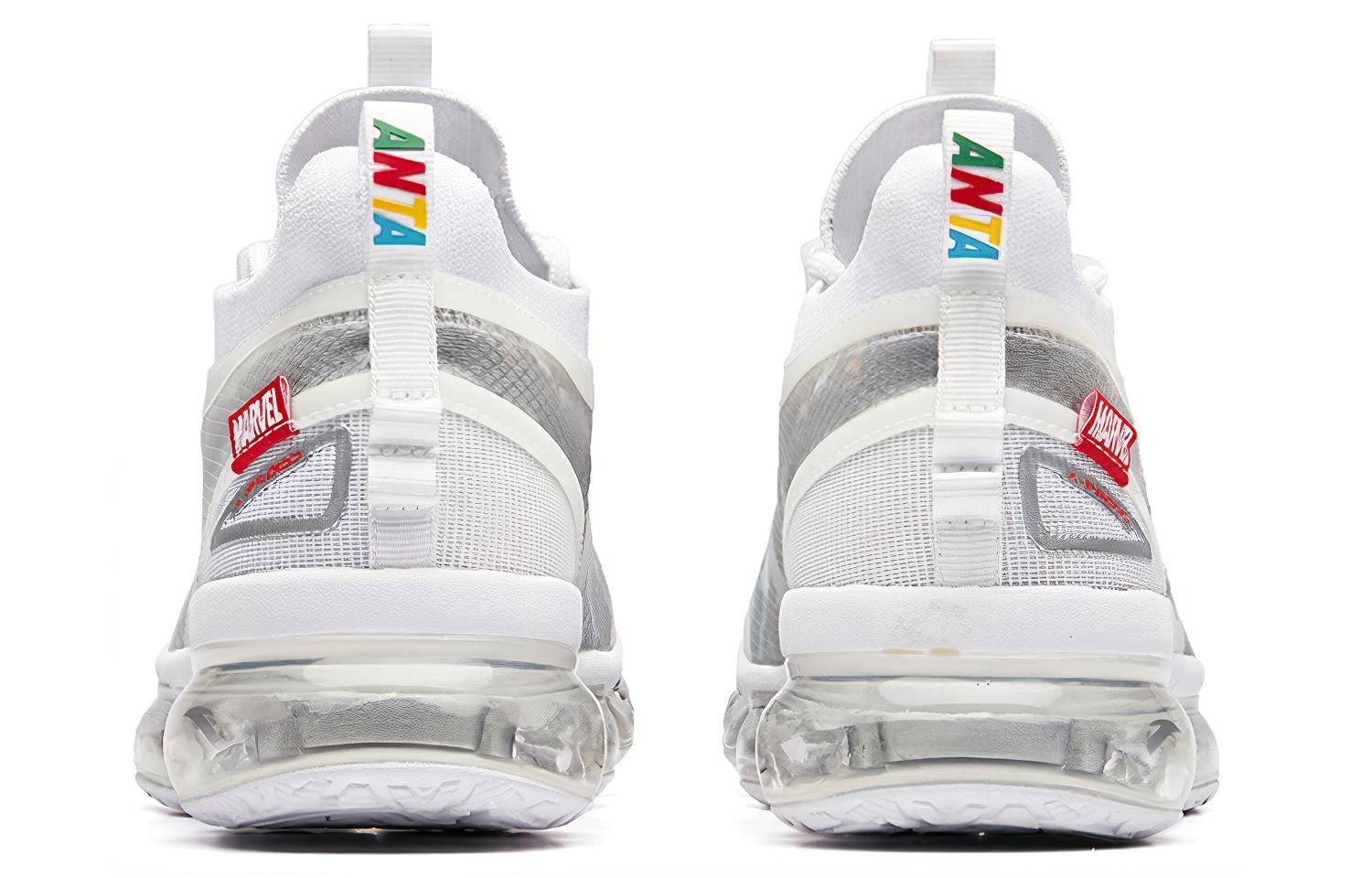 MARVEL x Anta The Avengers Series Cushioning Low-Top Running Shoes Women's White Gray купить в интернет-магазине Yoocart с быстрой доставкой по России.