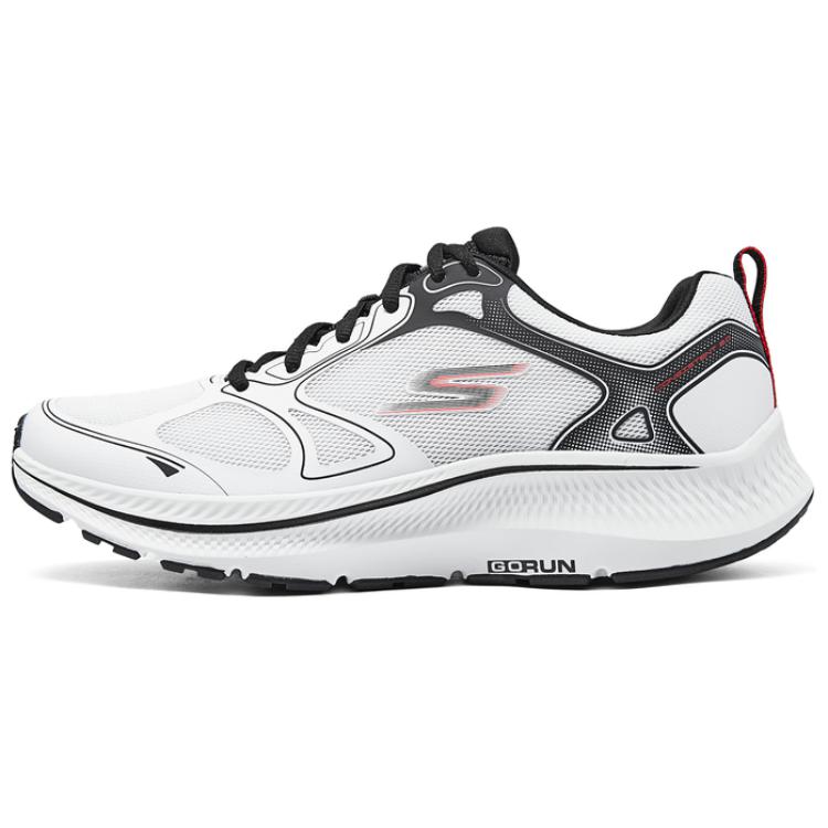 Skechers MEN'S GO Low Top Casual Running Shoes Men's White Black