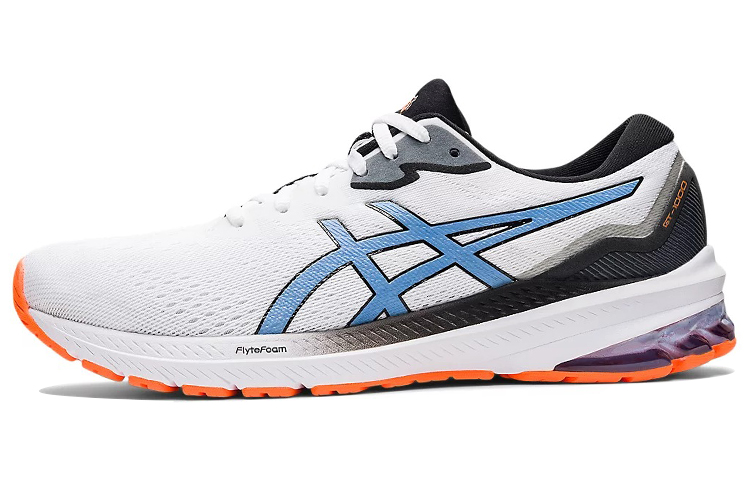 Asics GT 1000 11 White Blue Harmony Orange