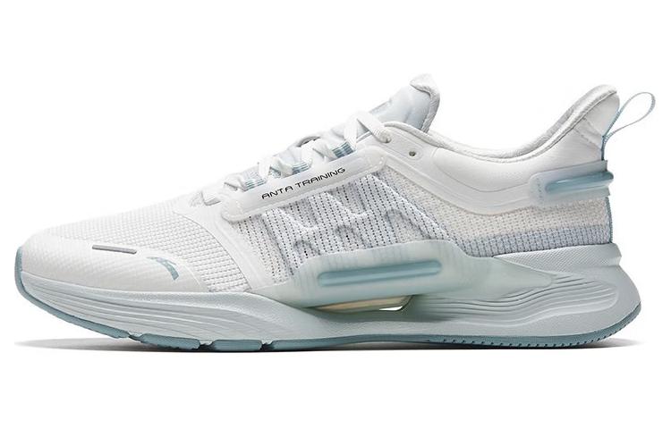Anta Cushioning Lightweight Low Top Running Shoes Men's White
