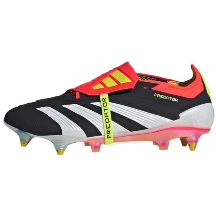 Adidas PREDATOR ELITE Anti-Slip Wear-Resistant Soccer Shoes Unisex Blue White Red