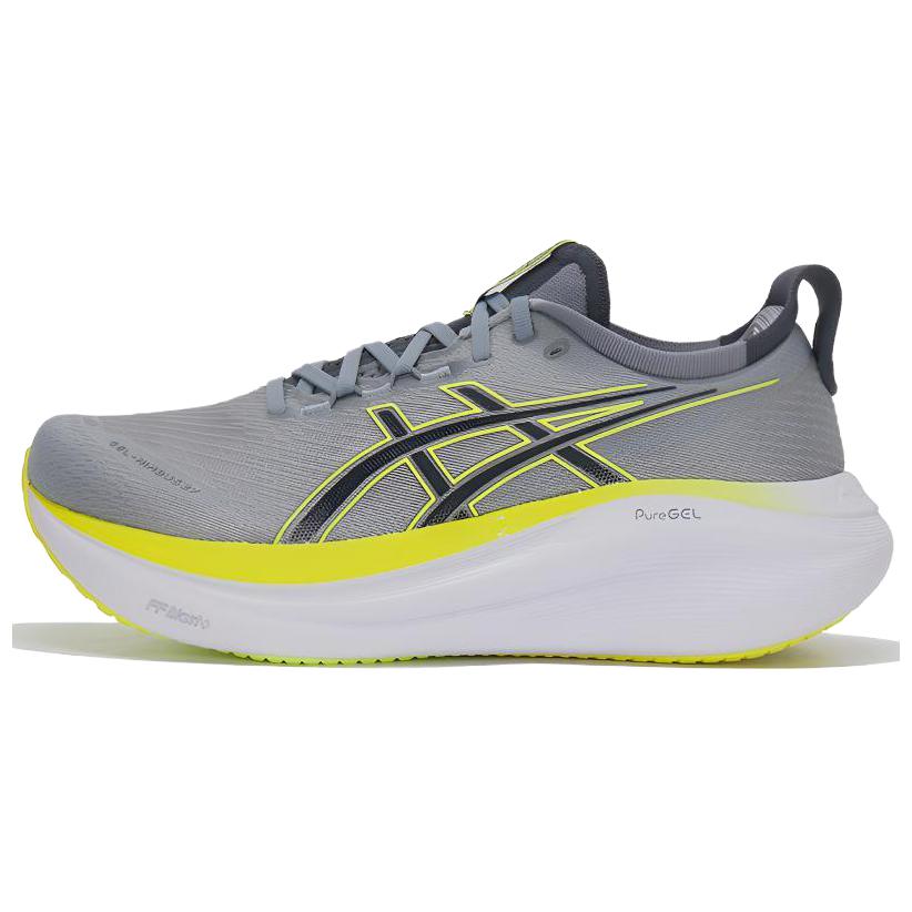 ASICS GEL NIMBUS 27 Breathable Running Shoes Men's Gray